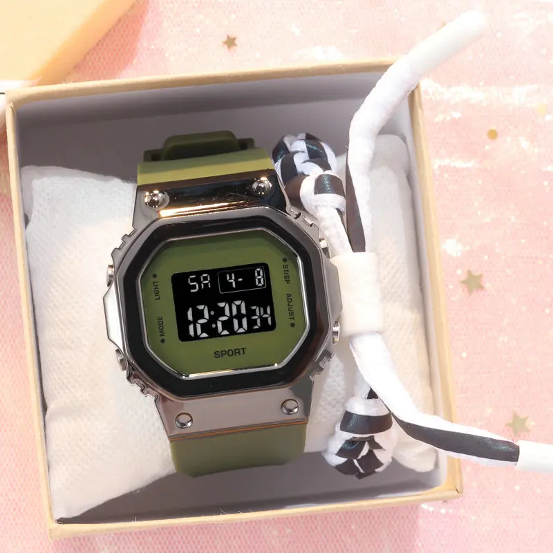 

Multifunctional Sports Waterproof Watch Fashion Trend Casual Lovers Men's and Women's Electronic Watch