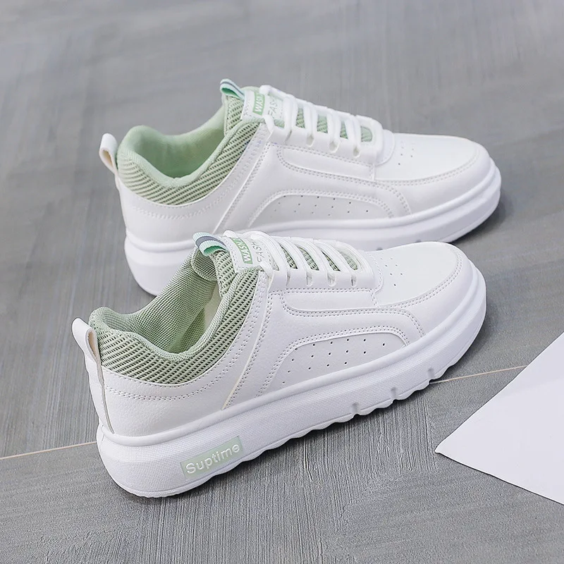 

White Women's Sneakers Platform Shoes Women New Arrival 2021 Designer Sneakers Woman Fashion Shoes On Platform Woman Casual New