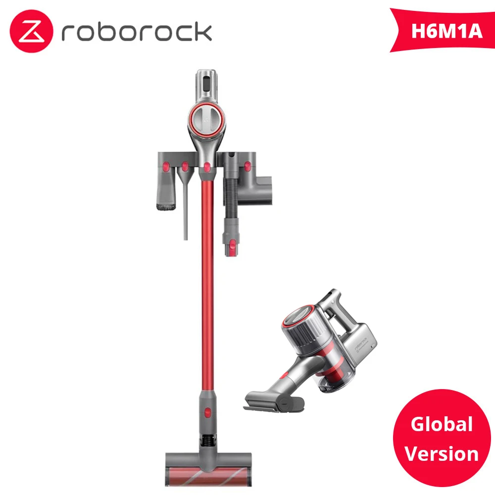 Портативный беспроводной ручной пылесос Roborock H6 с OLED дисплеем 420 Вт 150 Мощное