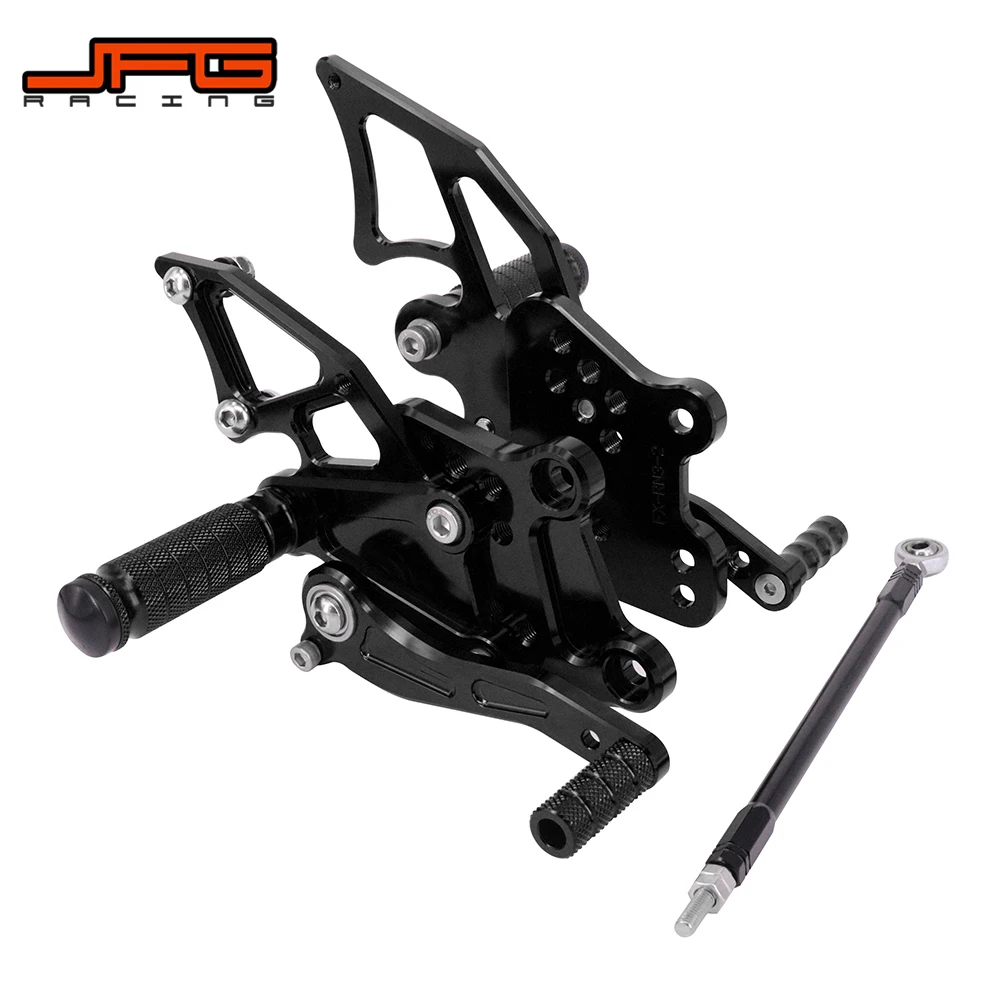 Алюминиевые CNC Регулируемые подножки для мотоцикла педали KAWASAKI NINJA300 NINJA 300 NINJA300R