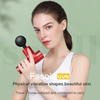 mini fascia gun massage gun sports therapy massager pain relief slimming shaping pocket body massager small exercising health