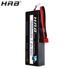 Аккумулятор HRB 2S2P, 7,4 В, 7000 мАч, 2S 55C, Жесткий Чехол, батарея Lipo TRX T Deans XT60, EC5, XT90 для Traxxas, SCX10, запчасти для РУ самолетов и грузовиков