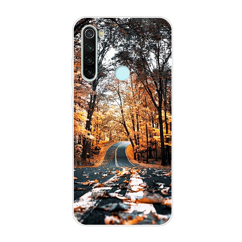Слоновая кость Чехол из ТПУ для Xiaomi Redmi Note 8, мягкий силиконовый чехол для Xiaomi Redmi Note 8 Pro, чехол для Redmi Note8 8Pro, чехол для телефона с рисунком - Цвет: Слоновая кость