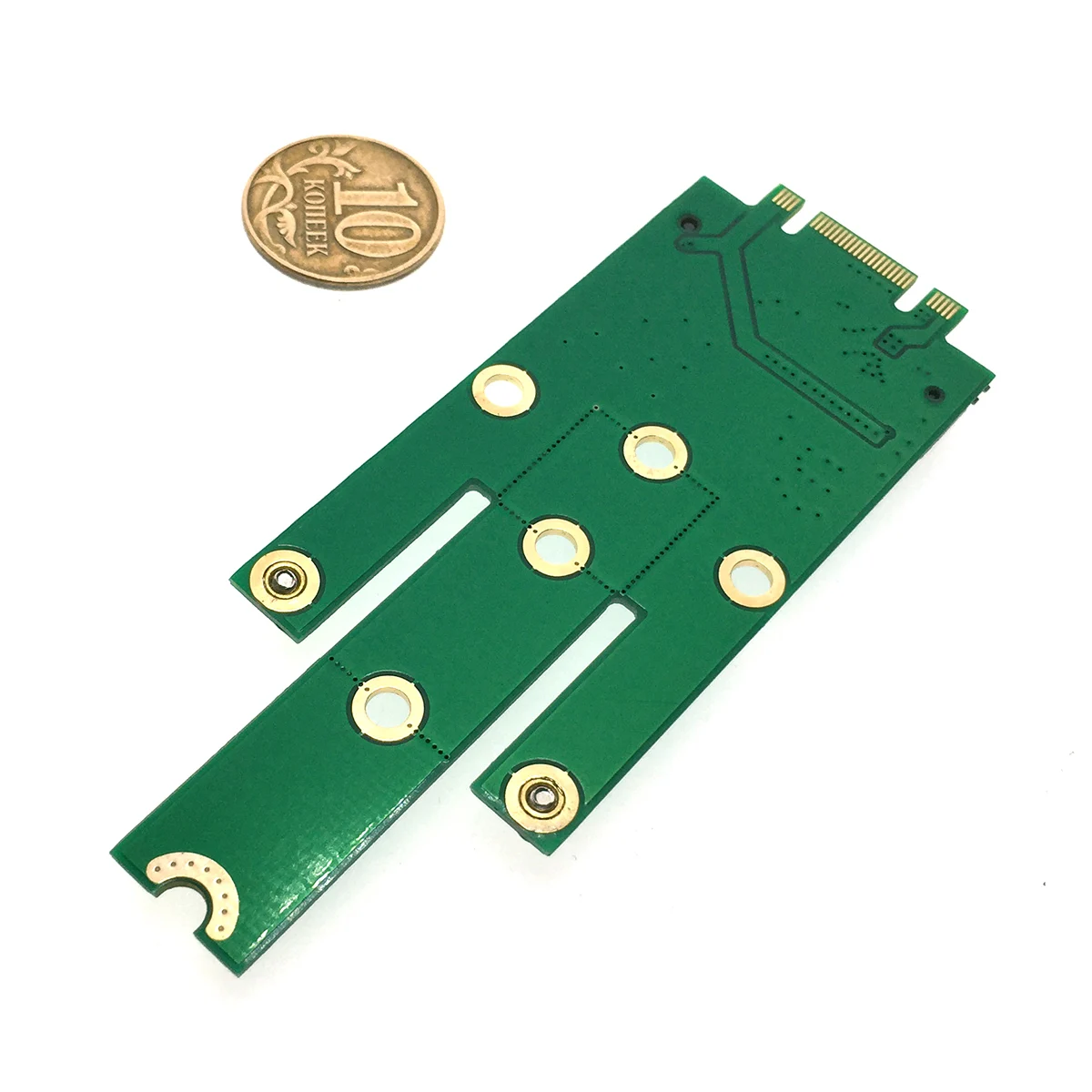 Adapter for connecting SSD with mSATA connector to M.2 ngff/M + B key/ | Компьютеры и офис