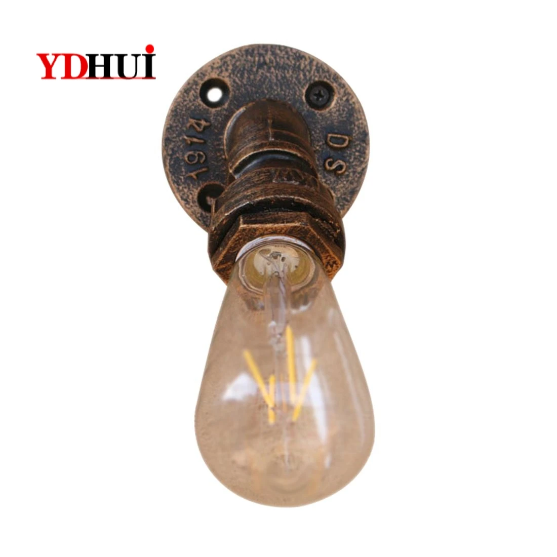 BG801 Ретро промышленные простой 110V-240V под старину с шаровидным графитом небольшой