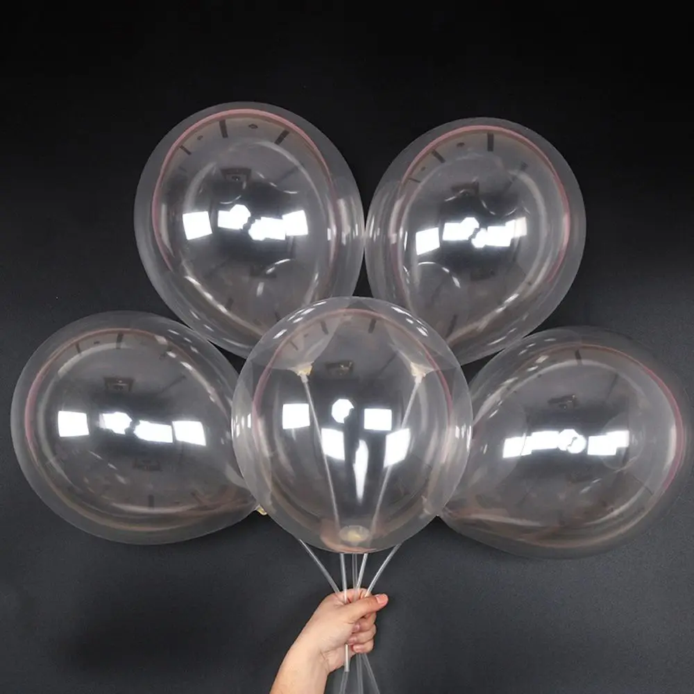 10 шт. 12-дюймовый жемчужный разноцветный надувной прозрачный шар для украшения