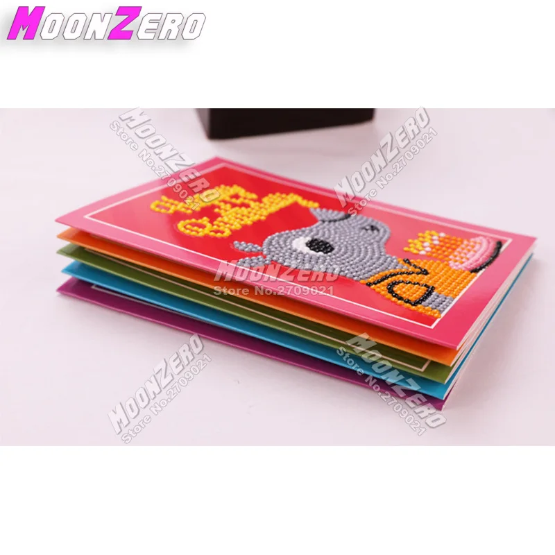 Алмазный живописный орнамент милый рисунок животного карта Мозаика из круглых