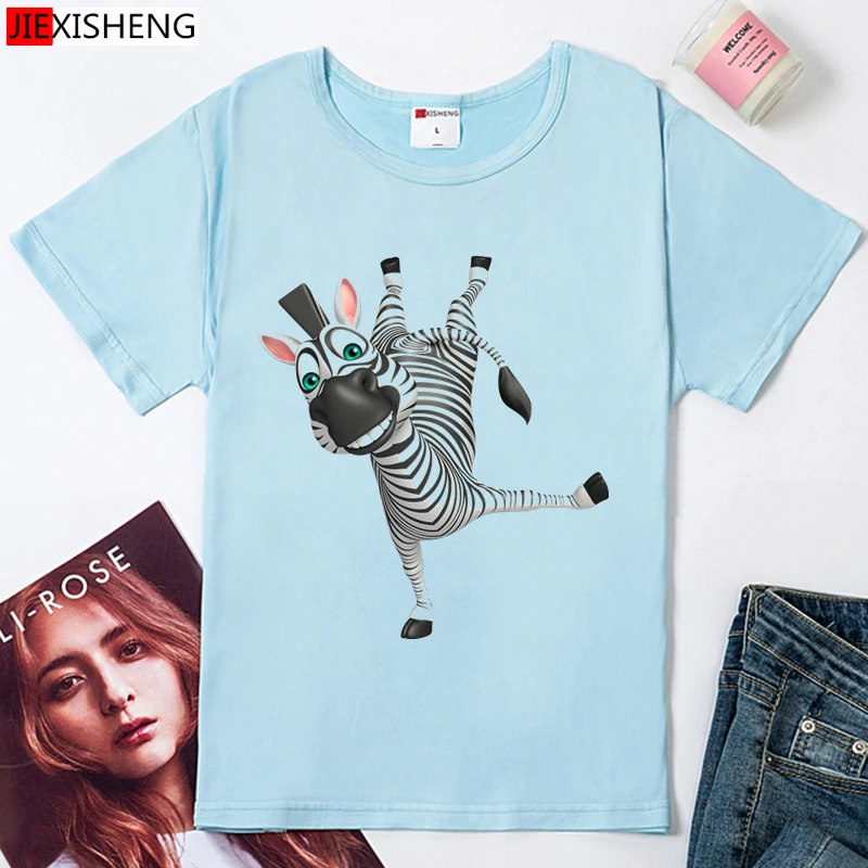 Стильная футболка с изображением персонажей видеоигр зебровым принтом для