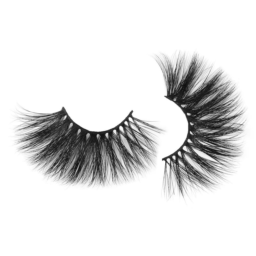 1 пара 27 мм накладные ресницы 3D Мягкие норковые волосы Висячие Накладные ручной