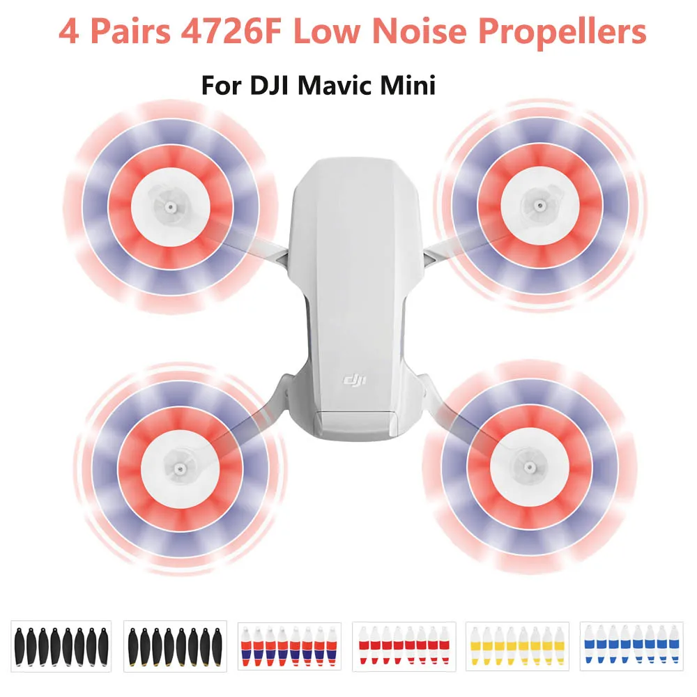 8 шт. легкие 4 пары пропеллеров 4726F складные малошумные аксессуары для DJI Mavic Mini