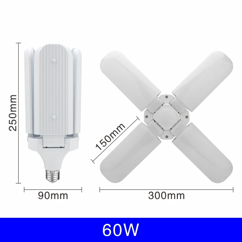

Светодиодная лампа DSELCHUN E27 24/45/60 Вт холодного белого света
