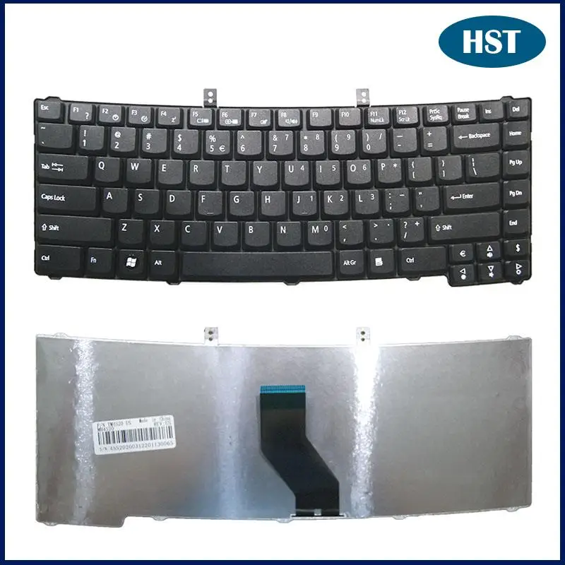 

Black Laptop Keyboard US For Acer TM4520 4320 4630Z TM5710 5530G 4730 4620Z US Keyboard Replacement Tested