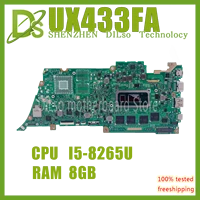 ux433fa motherboard for asus zenbook ux433f ux433fn u4300f ux433fa laotop mainboard i5 8265u cpu 8gbram 100 100 test ok
