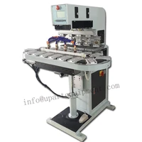 automatic 4 color open inkwell rotary pad print machine