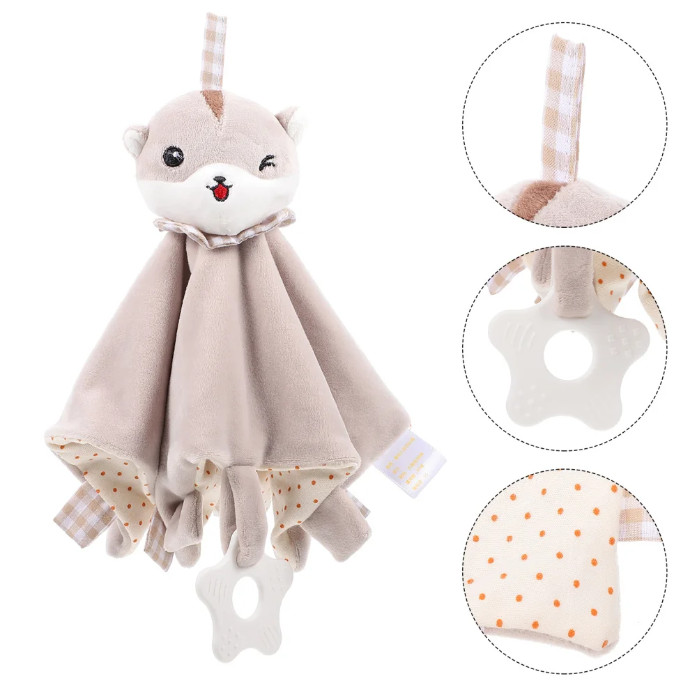 

Blankets Knitted Plush Comfortable Baby Lovey Blanket for Kids