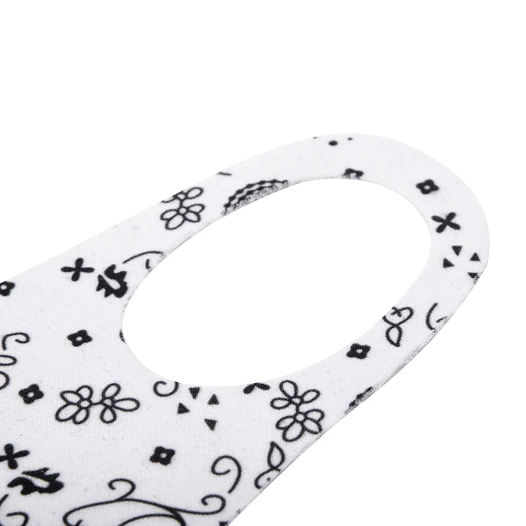 

1pc Face Mask Fashion Print Reusable Washable Protection Cover Adults Face Mouth Cover Mascarilla Reutilizable Mscara