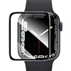 Защита экрана для Apple Watch 45 мм 41 мм iwatch 7 мягкая пленка аксессуары для часов Apple watch Серия 7 Чехол