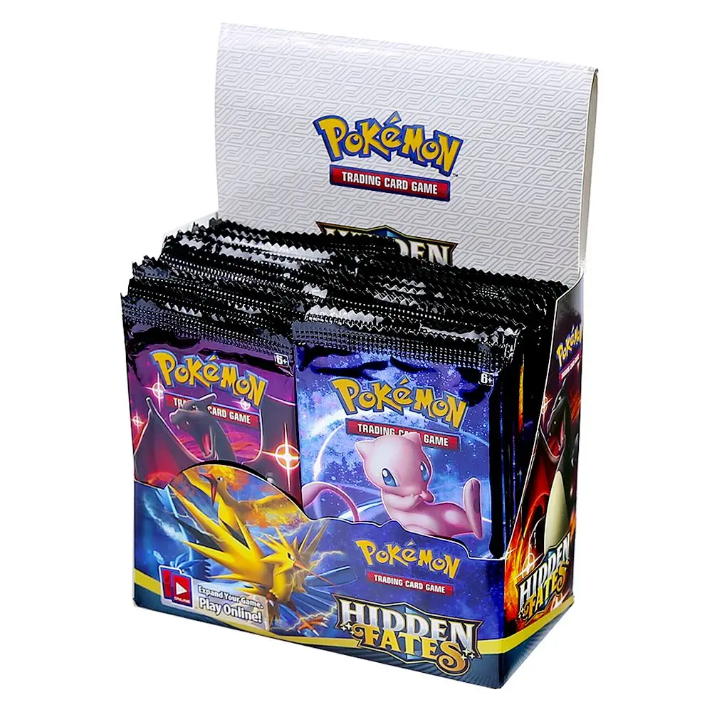 324 шт./коркор. карты игра Pokemon &quotскрытые FATES&quot Mega GX EX TEAM UP Trade booster коллекционная