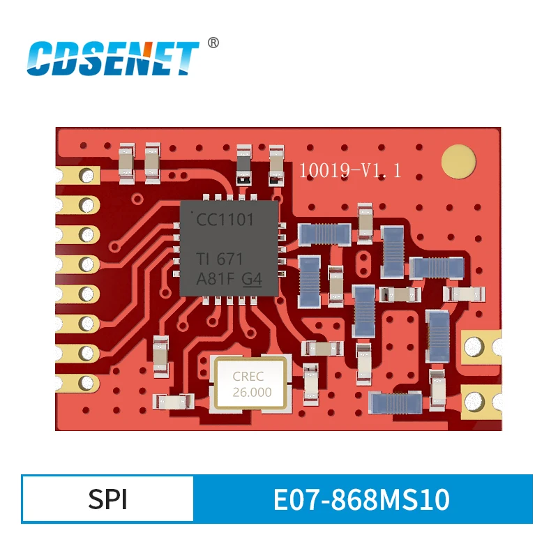 Беспроводной приемопередатчик CC1101 868 МГц радиочастотный модуль CDSENET приемник 10