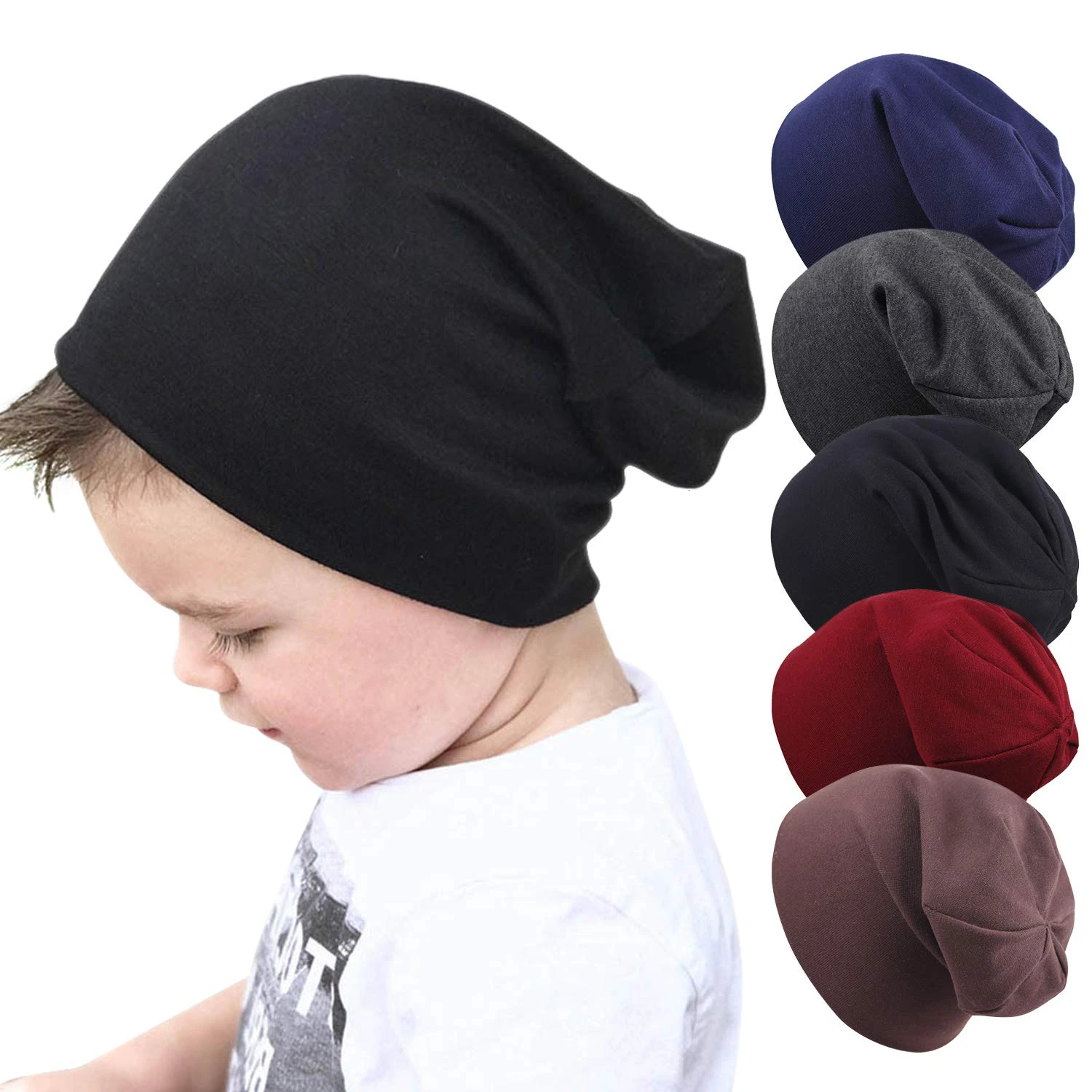 Шапка бини х/б для новорожденных унисекс|Мужская Skullies & шапочки| |