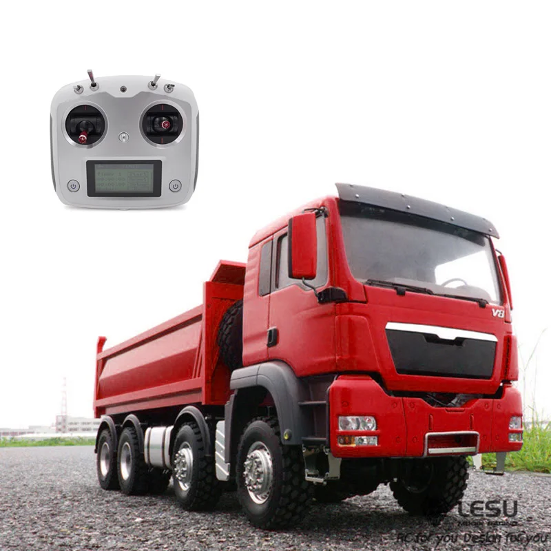 

LESU MAN 8*8 1/14 Scale Hydraulic Lifting Model RC Tipper Dumper Truck ESC Servo Radio Light Sound THZH0350-SMT5