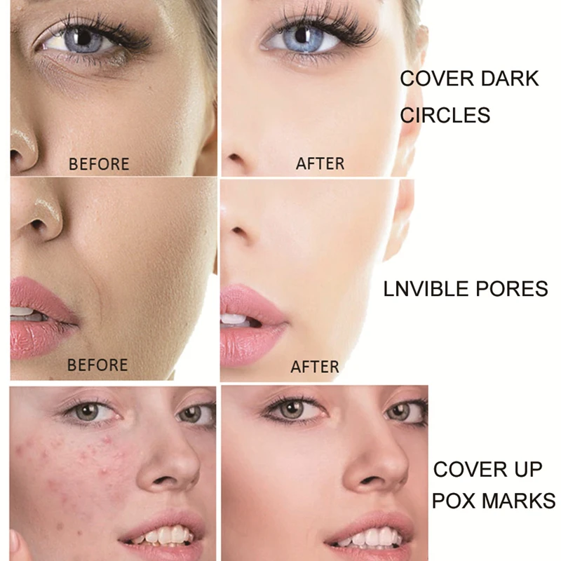 Уход за кожей лица маскирующий макияж крем основа для макияжа Водонепроницаемый