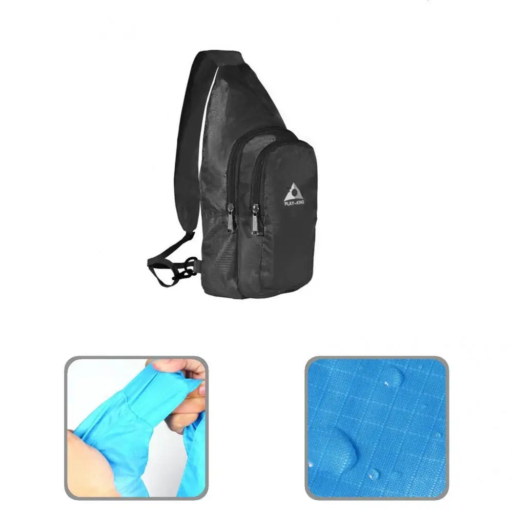 

Useful Outdoor Activity Packable Cross Chest Sling Bag Polyester Foldable Cross Shoulder Bag Ultra-light for Hiking