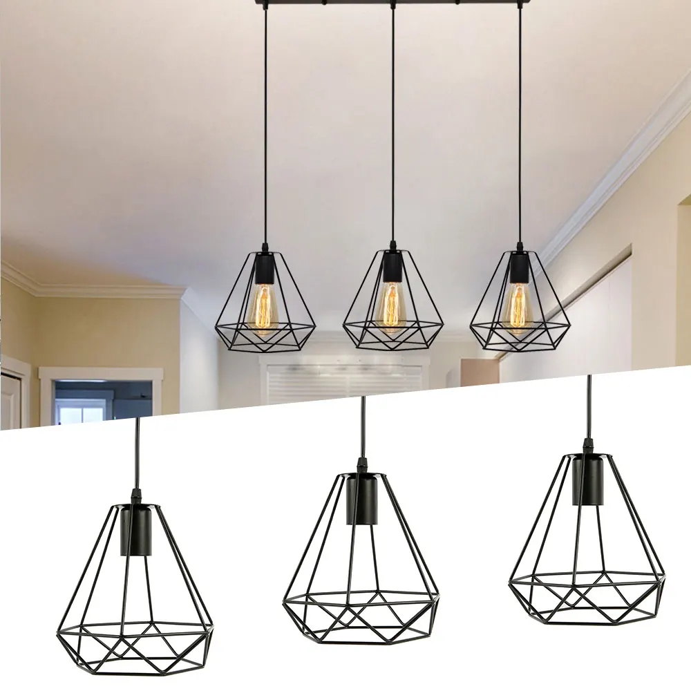 Ретро ресторанная люстра из кованого железа индивидуальная в промышленном стиле