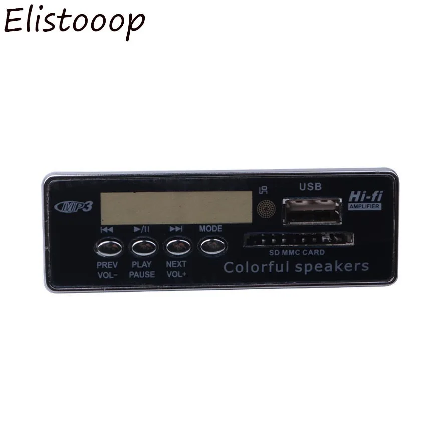 Автомобильный USB Bluetooth-совместимый Hands-free MP3 плеер интегрированный декодер плата