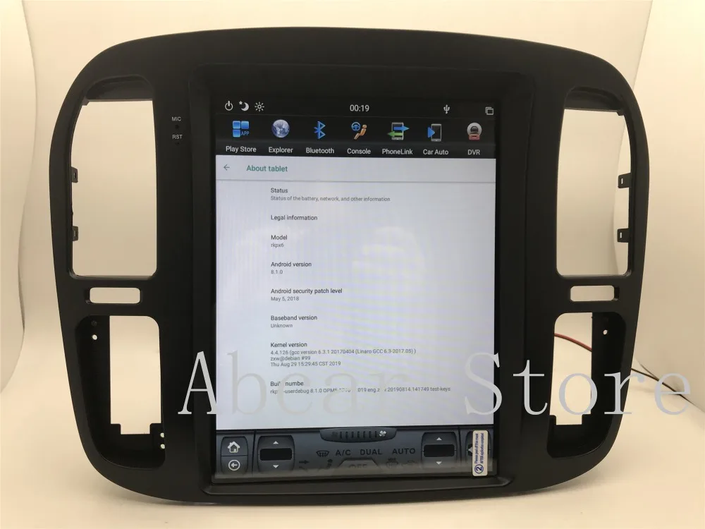 Tesla стиль Android 8,1 автомобильный dvd-плеер gps навигация для TOYOTA LAND CRUISER LC100 LEXUS LX470 1999-2002 радио px6 carplay ips
