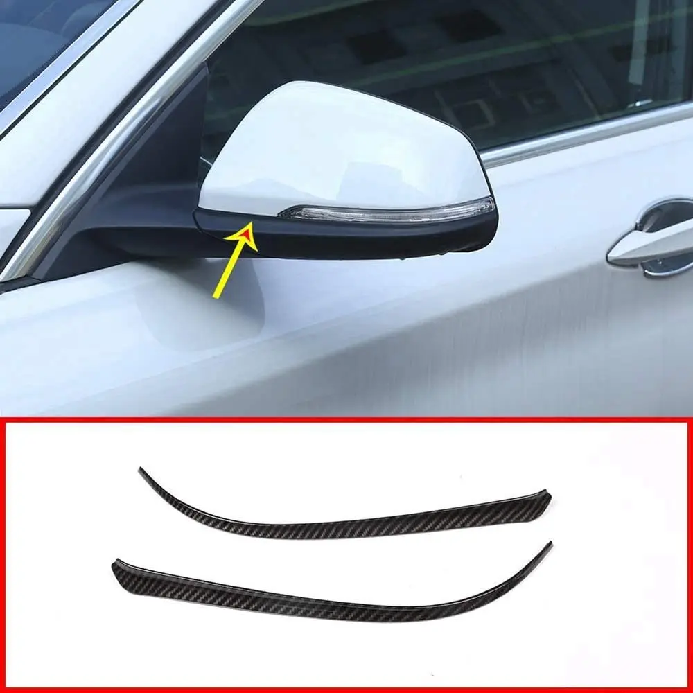 

ABS Plastic Side Rearview Mirror Strips Cover Trim For BMW X1 F48 1 2 Series Active Tourer F45 F46 218i 2016 2017 X2 F47 2018