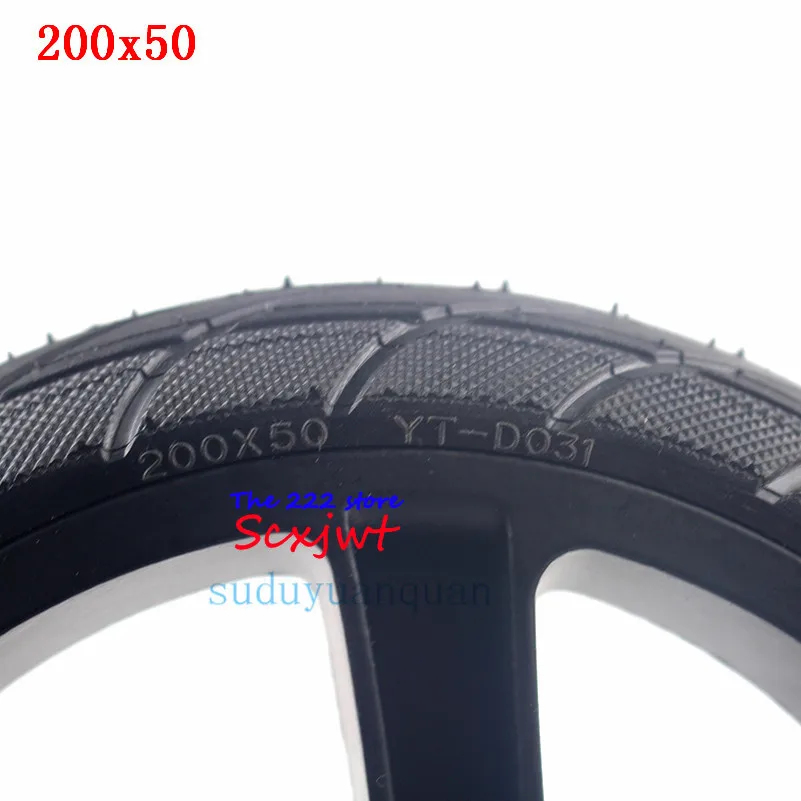 8 дюймовое колесо 200x50 ступица из твердого сплава шин для Xiaomi Ninebot Segway ES1 ES2 ES4