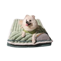 chew proof dog bed plush dog bed pet beds for small dogs chew proof dog crate pad with soft thick pillow and anti slip bottom