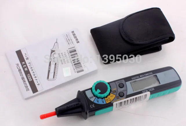 

1 шт., Цифровой Компактный мультиметр KEW 1030 с ЖК-дисплеем и подсветкой