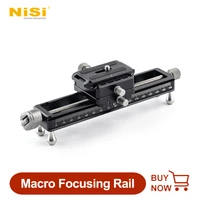 nisi nm 180 macro focusing rail slider arca type with quick release plate camera gimbal guide rail bracket holder macro shooting