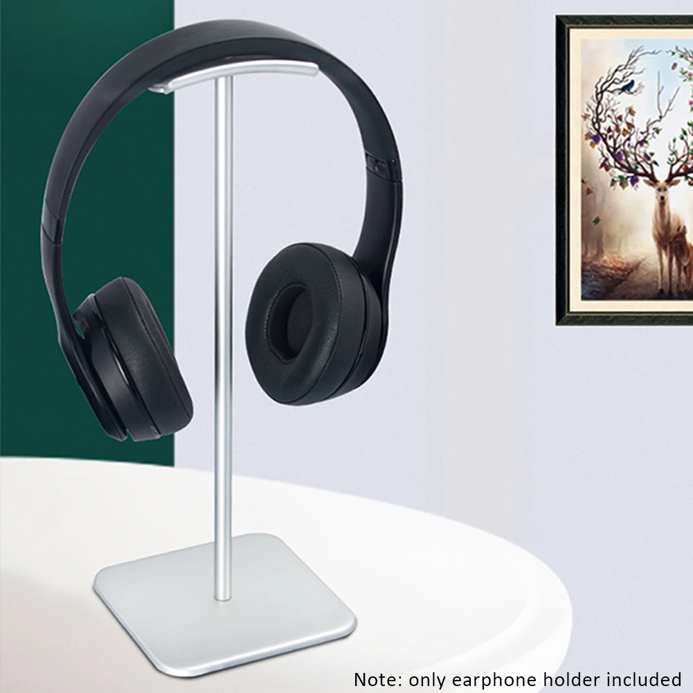 

Home Office Gaming Headset Universal Holder Headphone Stand Detachable Aluminum Alloy Portable Support Bar Table Solid Base