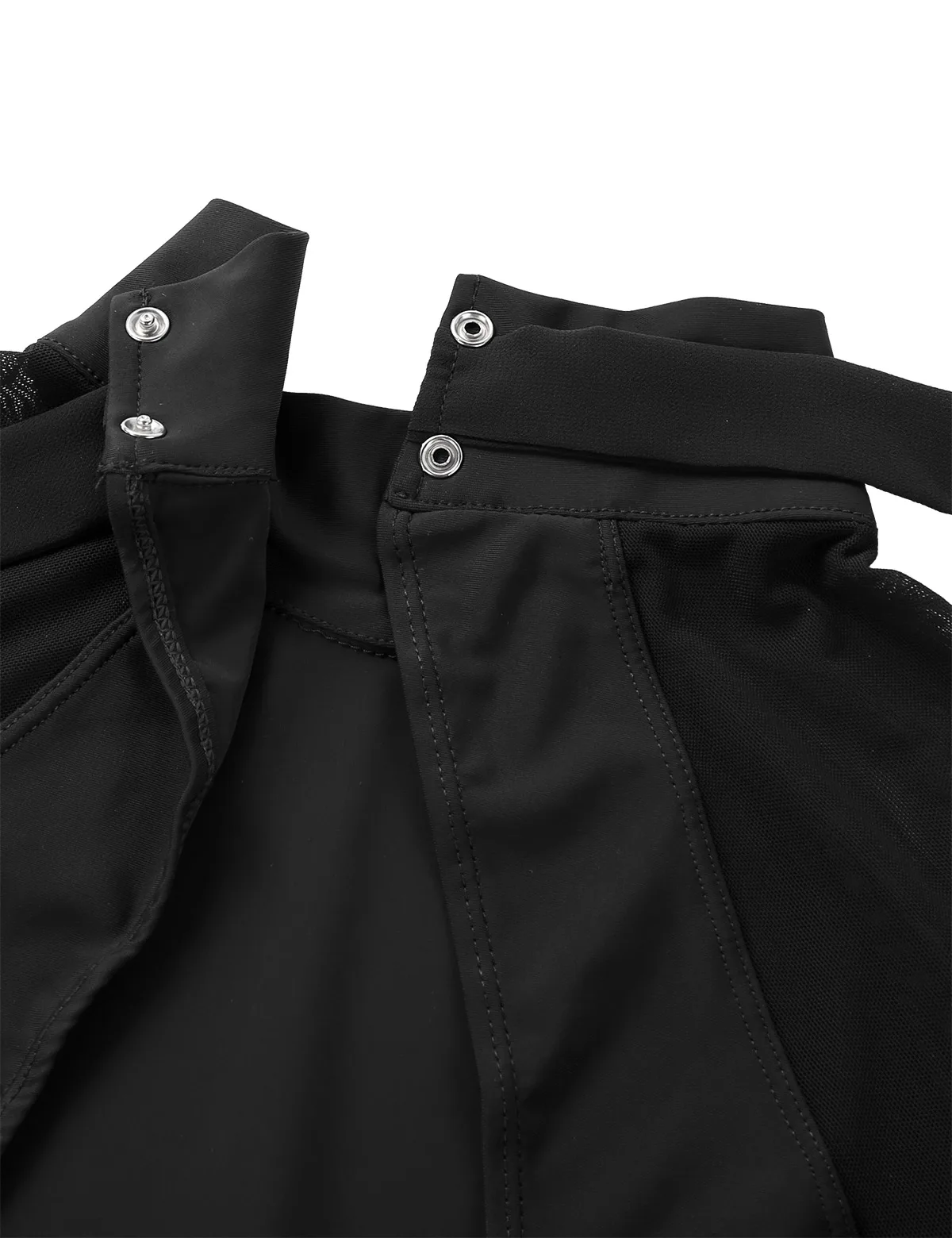 Элегантный сетчатый купальник с ложным воротником для женщин и взрослых