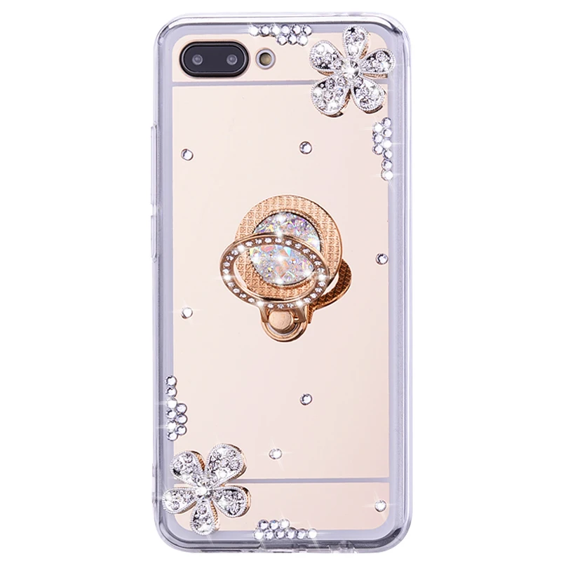 Зеркальный чехол для huawei P smart Z P20 honor 9 lite 10i mate 20 10 9X Premium honor 10 View 20 6c pro 7a 8x чехол для телефона - Цвет: gold