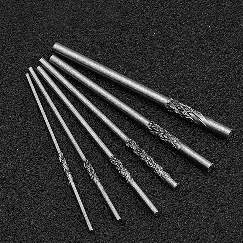 6 шт. стальных сверл бусин и полированный вал вольфрамовые стальные шлифовальные