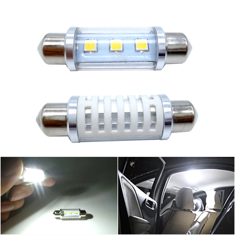 

2x C5W LED CANBUS Bulb Festoon Car Interior Lights Dome Lamp For Lexus LX450 LX470 LX570 RX300 ES250 ES300 ES350 GX460 GX470