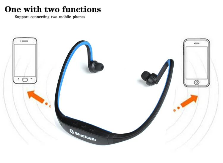 S9 Bluetooth наушники беспроводные Спортивные Bluetooth наушники Поддержка TF/SD карты микрофон для iPhone huawei XiaoMi телефон