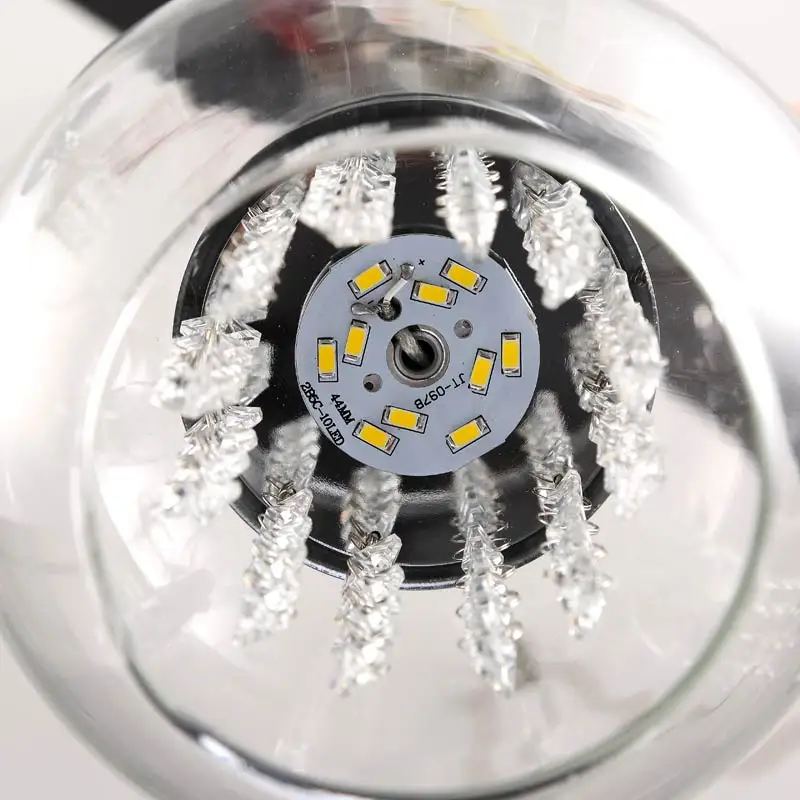 

Modern Luxury Led Pendant Light Fixtures Crystal Glass Lampshade Hanging Lamp Dinning Room Kitchen Decor Home Lighting Metal