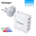 Essager Quick Charge 3,0 разноцветное Зарядное устройство USB кабель с разъемом USB типа C PD КК QC3.0 машинка для стрижки 48 Вт быстрой зарядки дорожное Сетевое зарядное устройство для телефона для iPhone Xiaomi