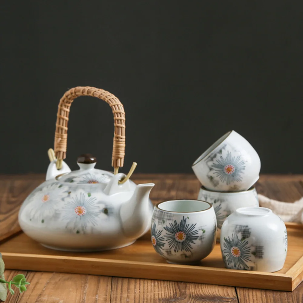 

1 Set Ceramic Teaware Set Practical Teaware Set Smooth Surface Teaware Set