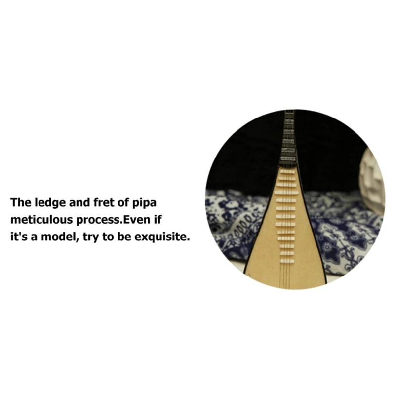 Миниатюрная модель Пипа с подставкой и чехлом мини-лют украшения для музыкальных