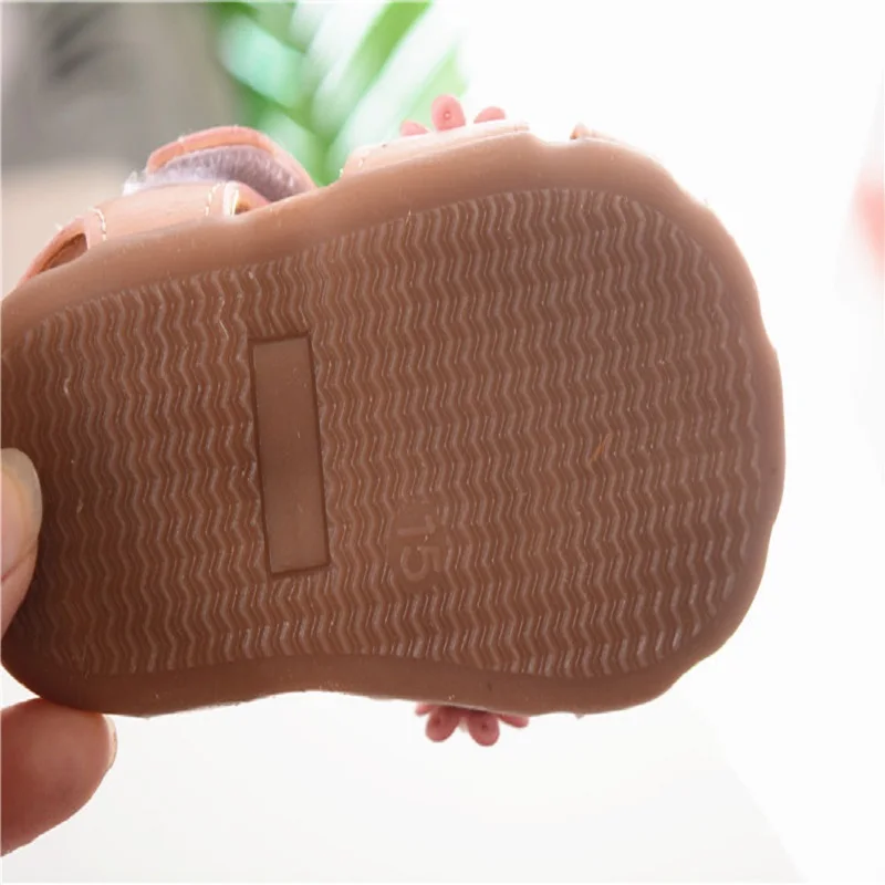 

2021 Summer Baby sandals Hot Sale PU Leather Summer Shoes Newborn Infant Baby Girl Princess Floral Sandals Sneakers Toddler