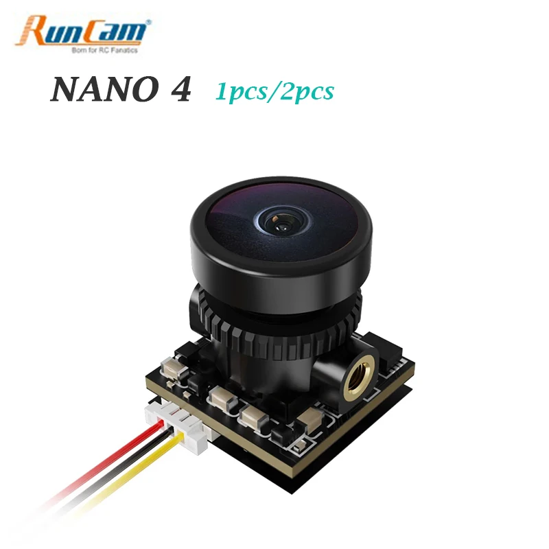 RunCam обновленная мини камера Nano 4 Nano4 1/3 &quotCMOS 800TVL 2 1 мм M8 объектив NTSC / PAL 9g 14x14x14 RC FPV