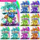 Сумка на молнии красочный динозавр AB сверло алмазная живопись наборы животных Дракон бриллианты вышивка домашний декор