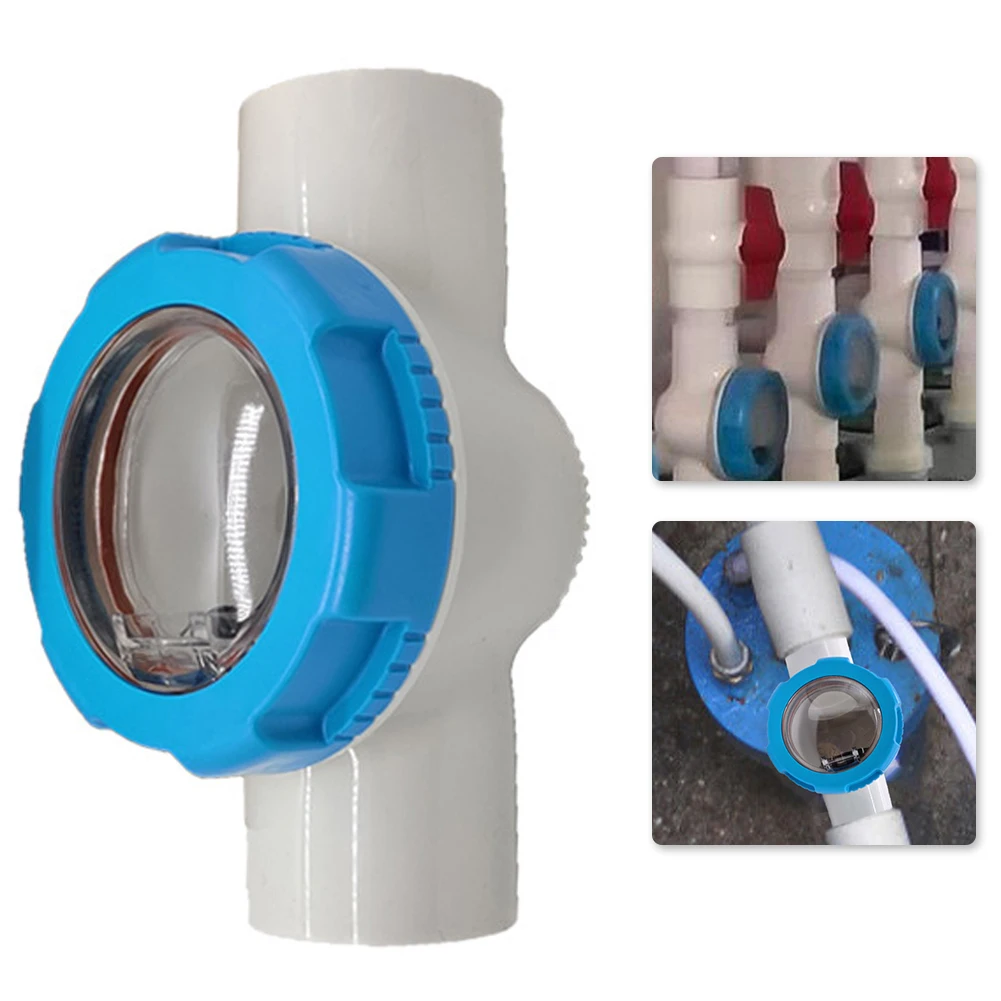 

Non Return Clear Chamber Check Flapper Pool Check Valve Transparent Durable Non Return Accessories For Swimming Pools 63MM