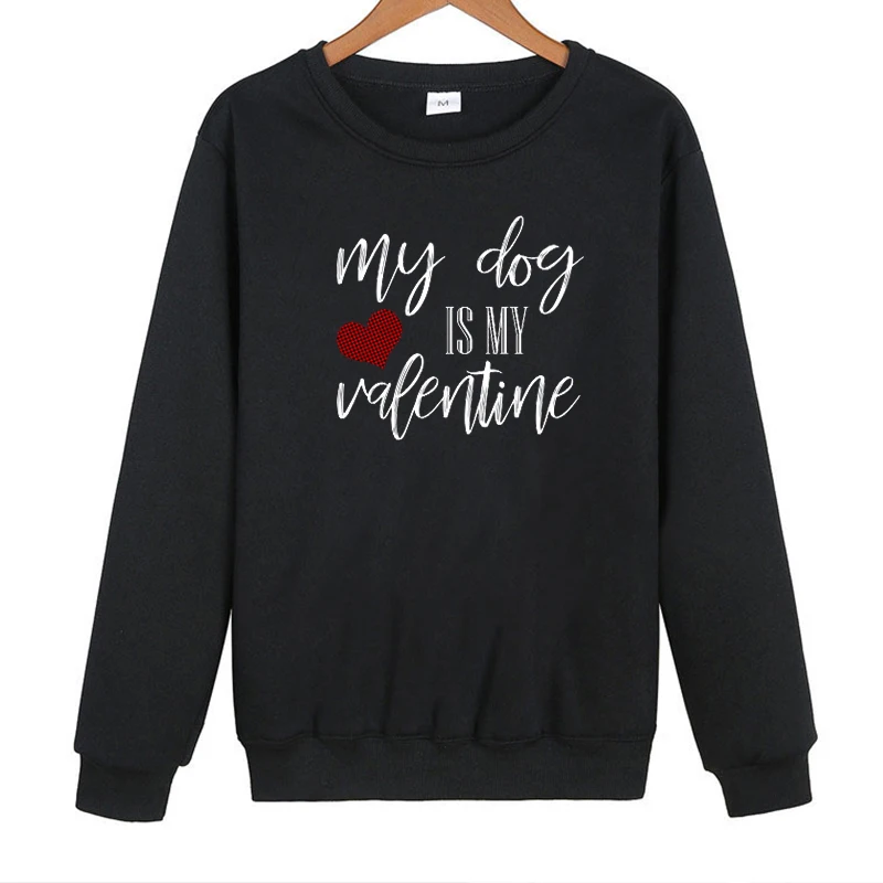 Моя собака мой Свитшот ко Дню Влюбленных Счастливый День святого Валентина
